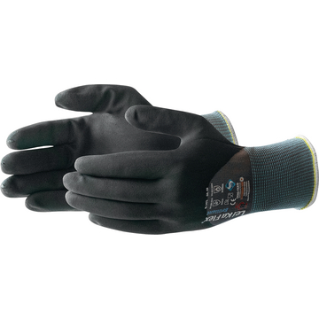 Montage-Handschuh Dry, grau/schwarz, Größe 8, 12 Paar